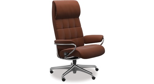 Stressless® London Leather Home Office Chair - High Back Stressless® London Leather Home Office Chair - High Back